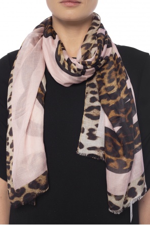 Scarf with logo, zdjęcie 2 Scarf with logo od Moschino